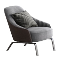 Modern B & B Italia Sofa Chair 3d model