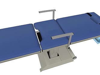 Modern medical bed 3d model