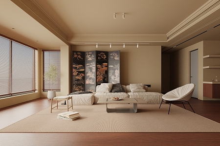 The Silent Living Room 3d model