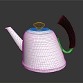 Stainless Steel Kettle with Black Handle Modern Design for Home Use