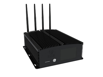 Antenna Router Electric Box Chassis Black Signal Box Rectangular Chassis Ordinary Chassis 3d model