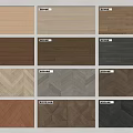 Various Wooden Flooring Samples Showcasing Different Colors And Textures Collection
