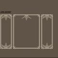 Ornate Gypsum Molding Design With Decorative Patterns For Interior Wall Panels