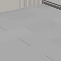 Gray Floor Surface In Modern Room With White Walls And Window Blinds