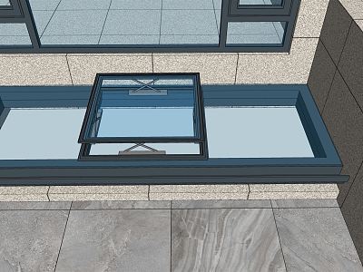 Modern daylighting roof sun room patio electric skylight model