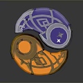 Yin and Yang Diagram Eight Diagrams Yin and Yang Fish Tai Chi Eight Diagrams Tai Chi Diagram Eight Diagrams Yin and Yang Eight Diagrams 3d model