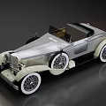modern classic car 3d model