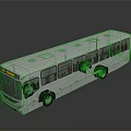 White Bus With Passengers Inside Yellow Front Display Multiple Side Windows And Roof Vents