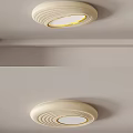 Modern Style Ceiling Lights With Circular Shape And Warm Glow 3d model