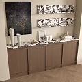 Middle Style Sideboard 3d model