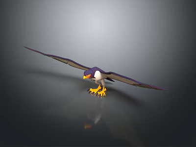 Eagle Large Eagle Owl Raptor Falcon Bird Animal Game Animal 3d model