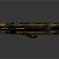Tactical Weapon Knife With Black Blade And Orange Black Handle Design