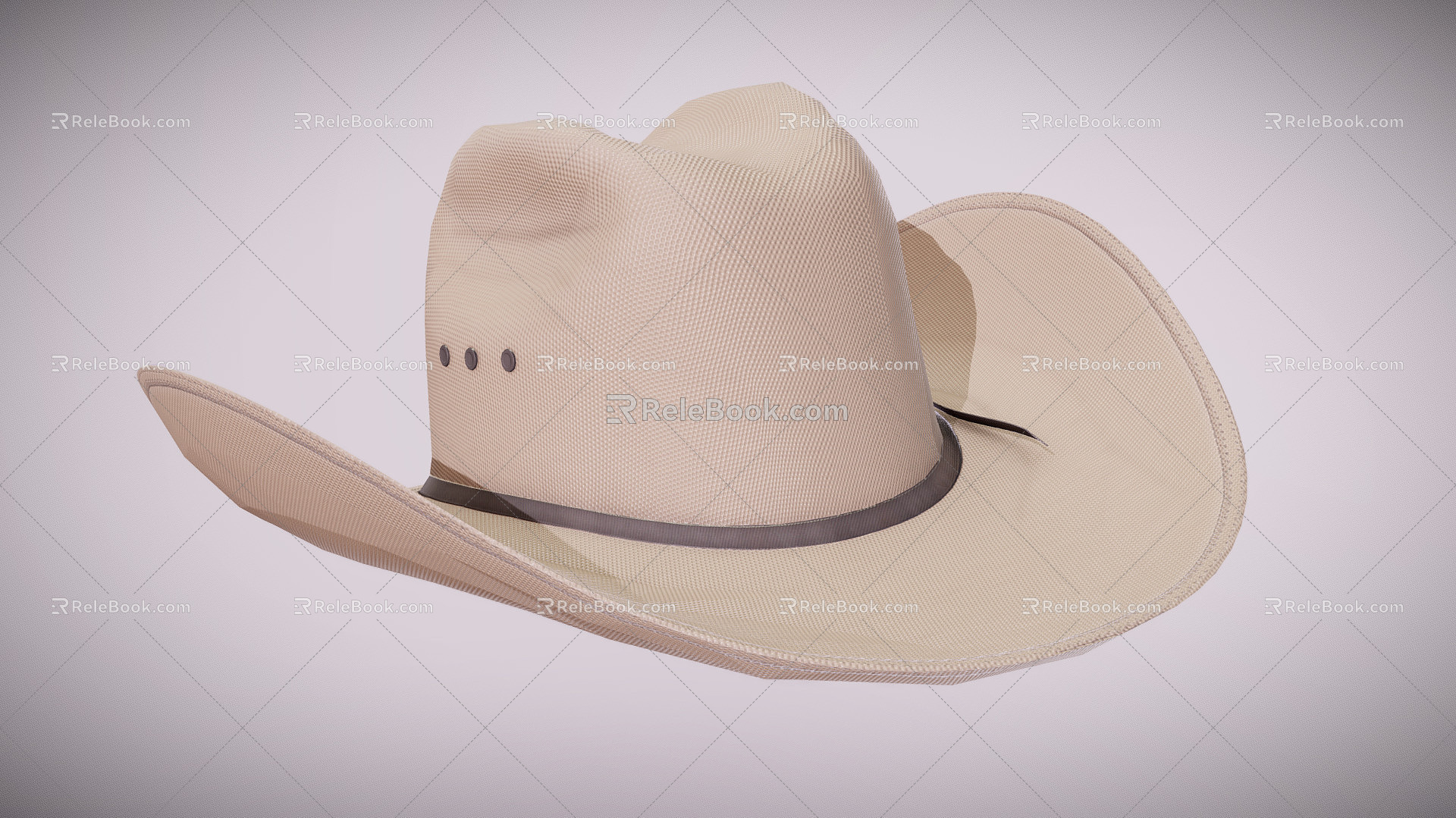 Modern Hat Texas Cowboy Hat 3d model