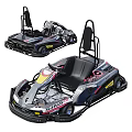 Sporty Go Kart Racing Design Featuring Open Frame And Comfortable Seats