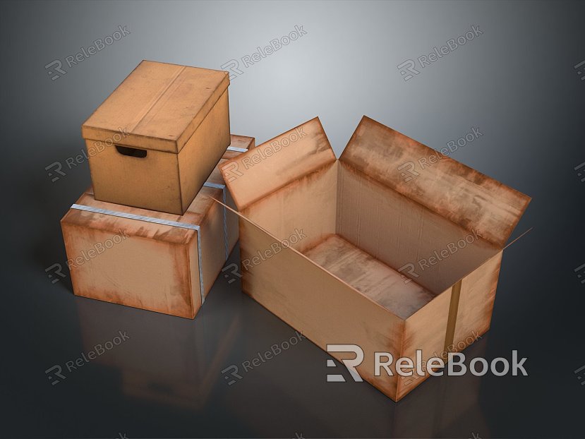 Logistics box express box parcel box carton goods box goods box box box box box model