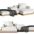 Modern Multiplayer Sofa 3d model
