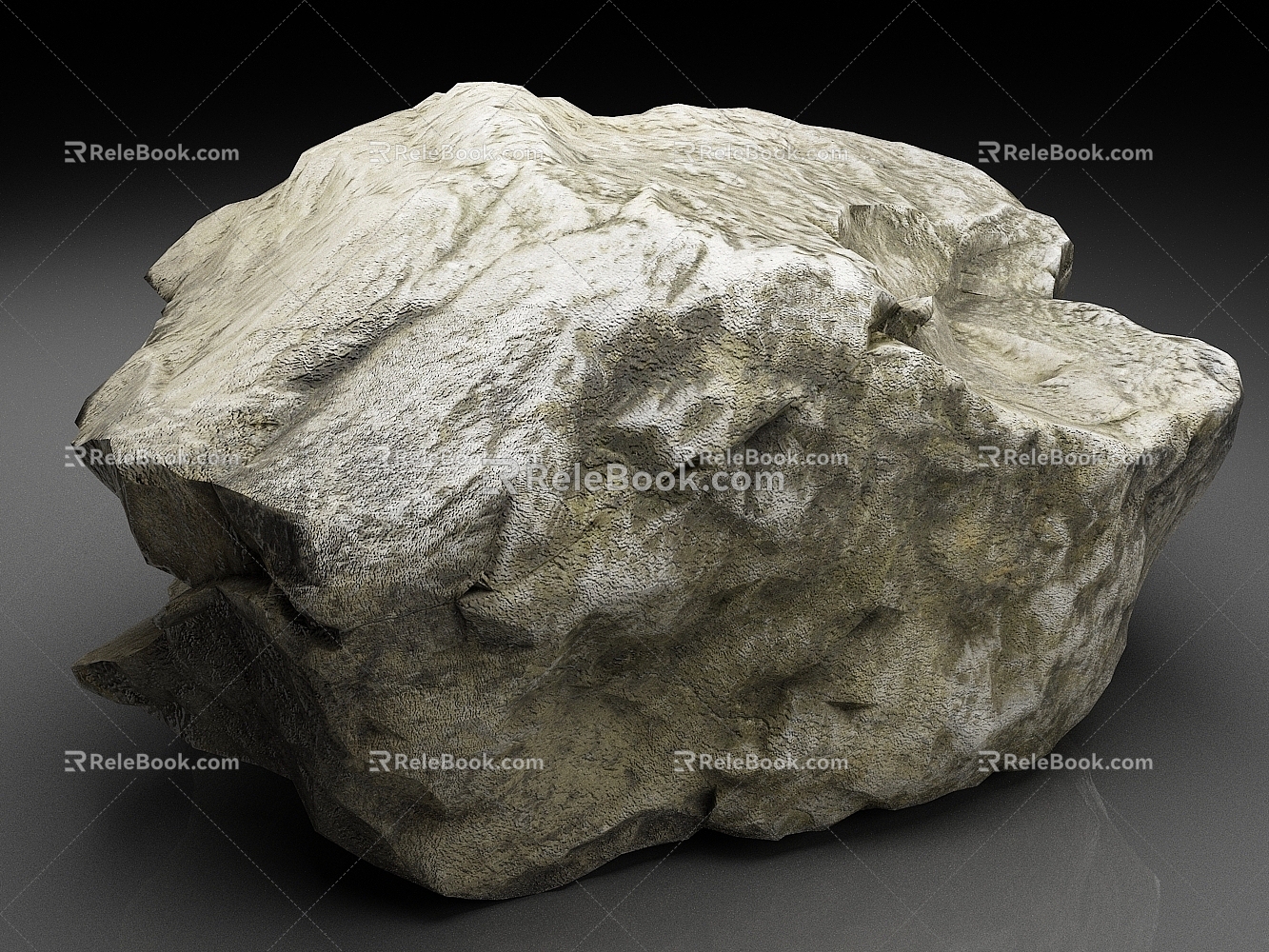 Stone Rock Brown Stone Natural Environment Stone 3d model