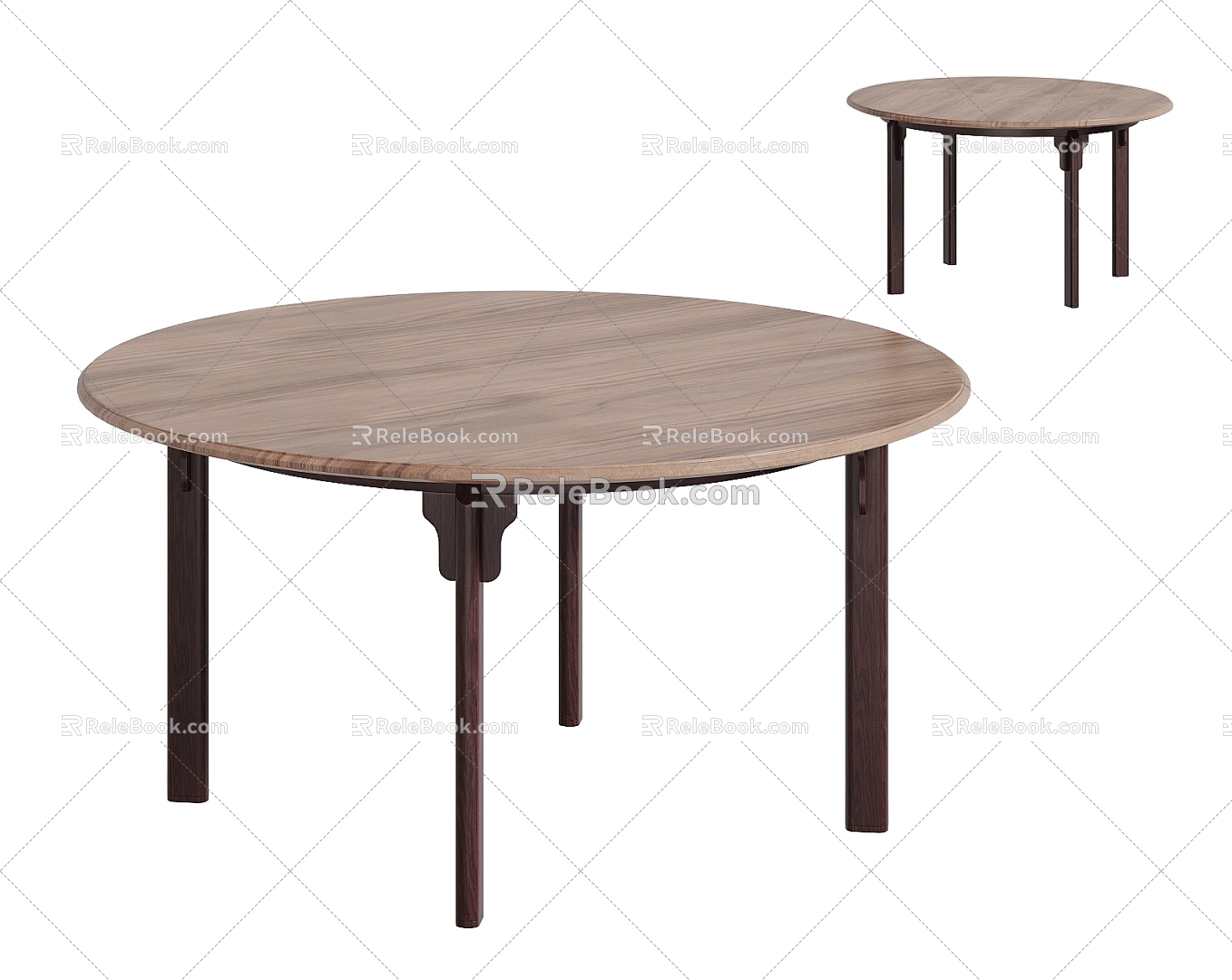 New Chinese Round Table 3d model