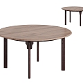 New Chinese Round Table 3d model