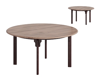 New Chinese Round Table 3d model