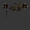 3D Fantasy Character Model Featuring Sword Bracelets Belt And Rings Gear
