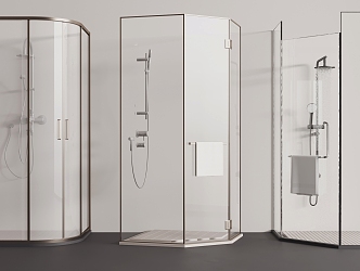 Modern Shower Room Shower Room Shower Partition Shower 3d model