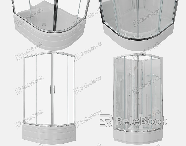 Modern shower room model