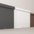 Different Colored Roller Shutters Exterior Design In Black White And Brown