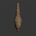 Realistic Pangolin Model With Detailed Armored Scales And Surface Reflection 3d model
