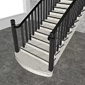 Modern Stairs 3d model