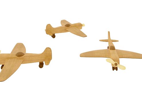 Nordic toy plane 3d model