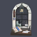 Modern windows magic windows 3d model