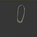Brown Woven Loop Design Fashion Necklace With Intricate Knitted Texture
