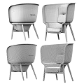 Modern Single Sofa With Comfortable Fabric Upholstery Ergonomic Backrest And Wooden Legs