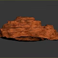 Rock Block Rock Block Rock Specimen Boulder Big Stone Block Rock Stratum Rock Stratum Rock Stratum Rock 3d model