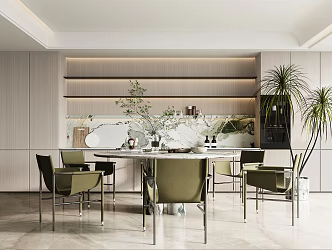 Modern Restaurant 3d model