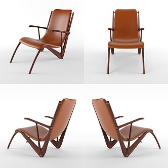 Modern single chair 3d model