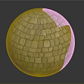 Handcrafted Mosaic Sphere Decoration With Ceramic Tiles And Intricate Geometric Pattern