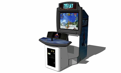 Modern Game Machine 3d model