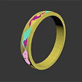Elegant Gold Ring With Intricate Carved Patterns Fine Jewelry Design Piece