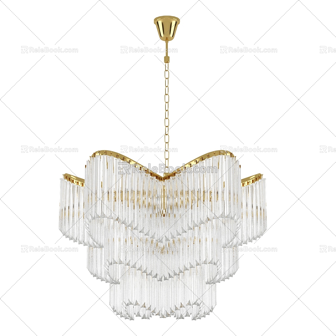 Simple Light Luxury Crystal Chandelier model