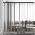 Modern Room Dividers with Vertical Slats Frosted Glass and Grid Designs for Home Interior