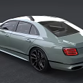 Luxury Light Green Sedan With Black Wheels Sunroof And Sleek Front Design
