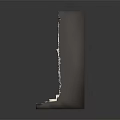 Detailed Wood And Stone Miniature Architectural Model With Arched Doorway And Textured Walls
