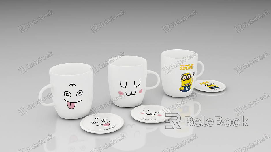 Modern Cup Minions Mug model