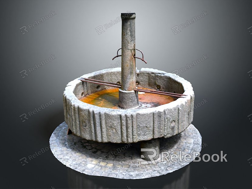 Fountain Cartoon Fountain Animation Fountain Styled Fountain Fantasy Style Fountain Magic Fountain model