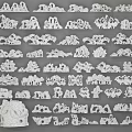 Various Intricate Garden Ornaments With Diverse Decorative Shapes And Sculptural Designs