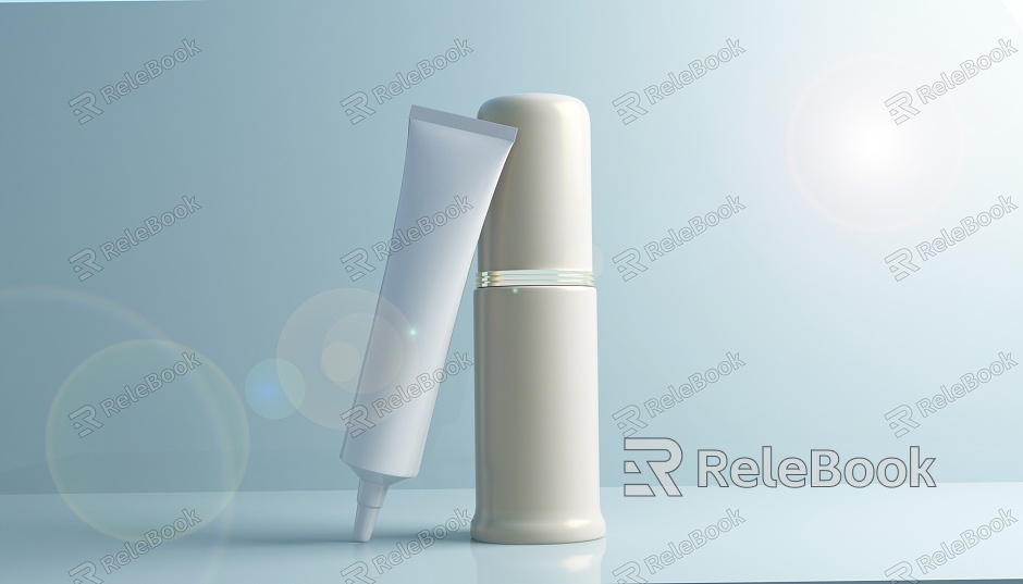 Modern cosmetics cosmetics prototype model