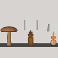 Quiet Table Lamp 3d model