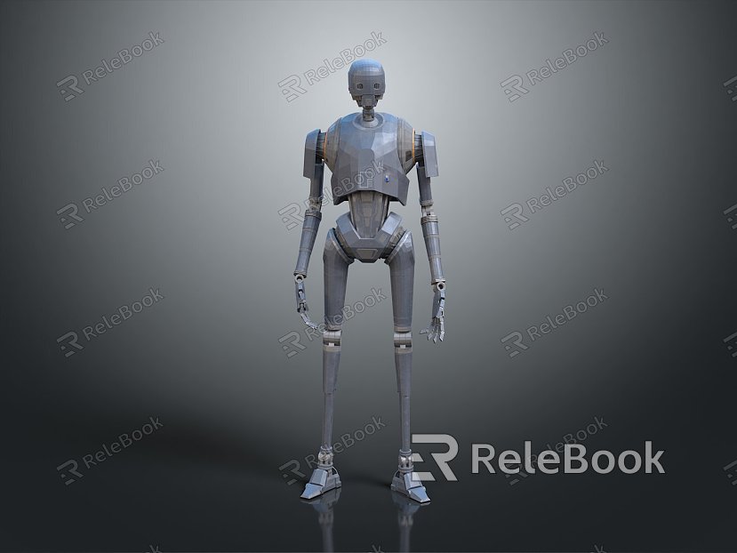 Robot Robot Assistant Small Robot Robot Butler Robot Butler Figure Game Figure model